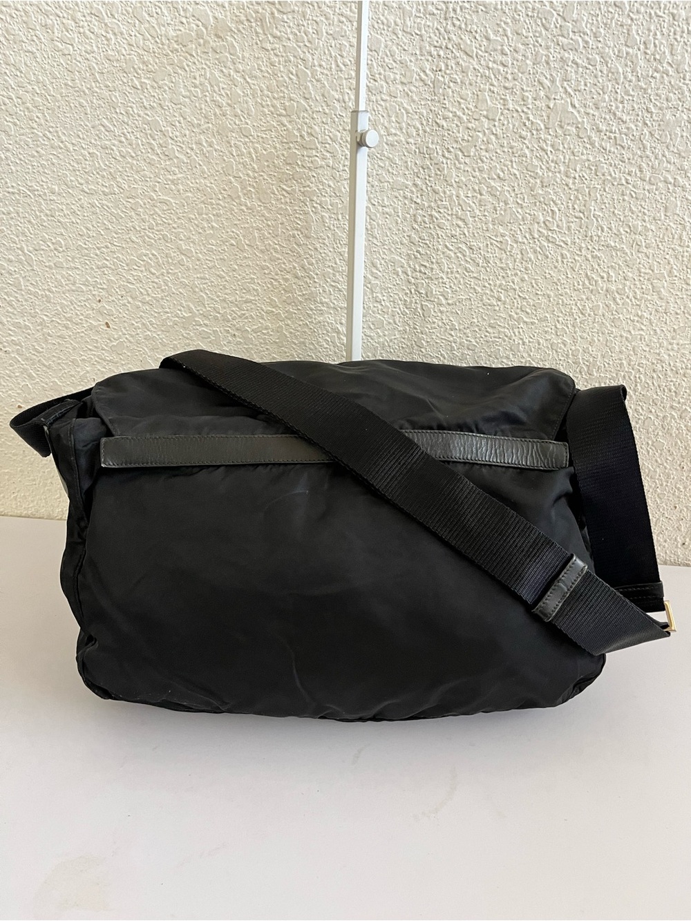 Prada black nylon messenger bag - Picture 4 of 12